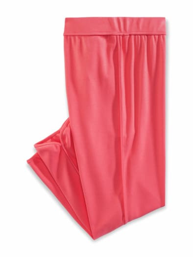 Baumwollstretch Caprihose Koralle