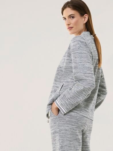 Struktur Jersey Jacke Marine