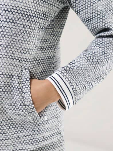 Struktur Jersey Jacke Marine