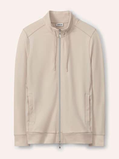 Baumwollstretch Jacke Creme