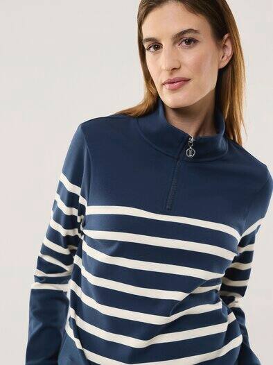 Baumwollstretch Troyer Marine