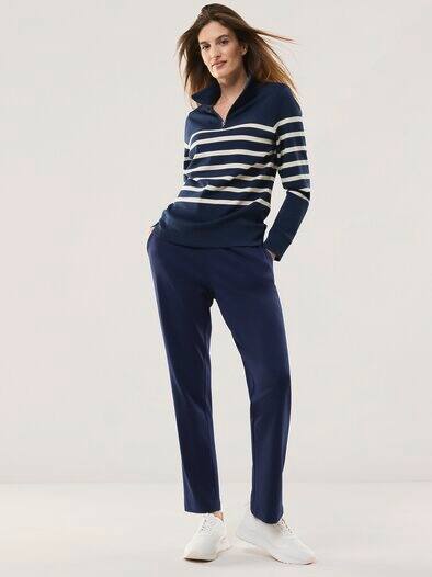 Baumwollstretch Troyer Marine