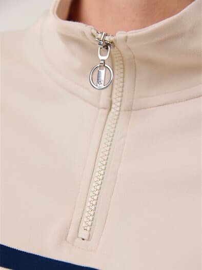 Baumwollstretch Troyer Creme