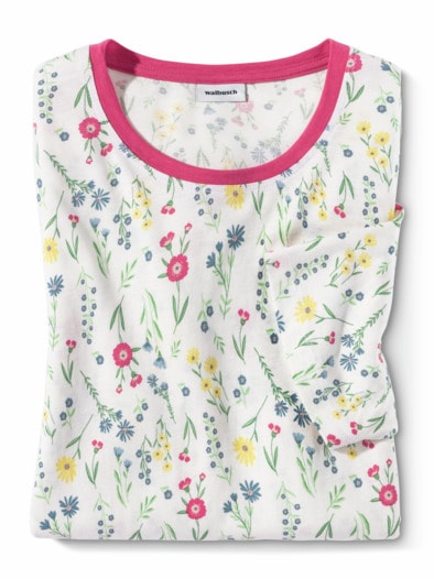 Cooling Schlafshirt Blumen