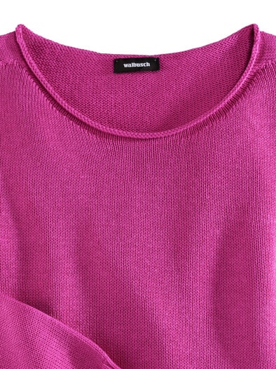 Baumwoll Pullover Nahtlos Rose Walbusch