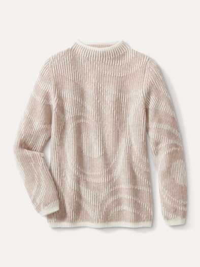 Kuschelgarn Pullover Vanise Natur/Offwhite