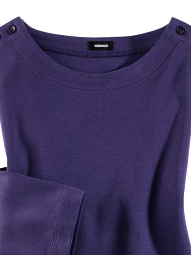 Shirt Soft-Ripp Violett