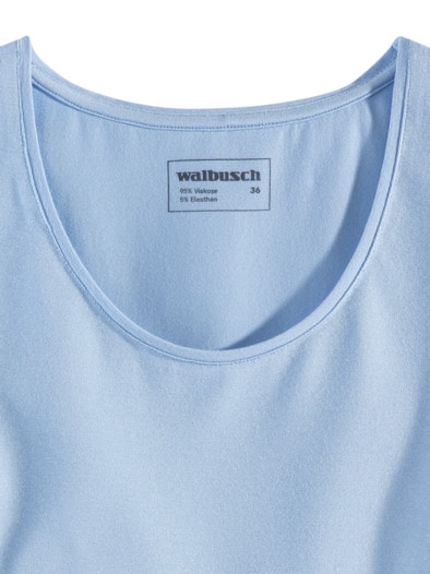 Viskose-Top Cashmere Blue