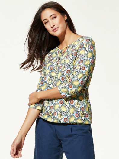 Viskoseshirt Limone