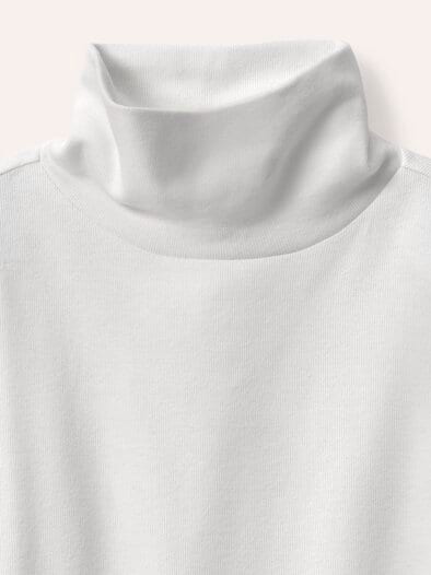 Wärmendes Sweatshirt mit Schalkragen Offwhite