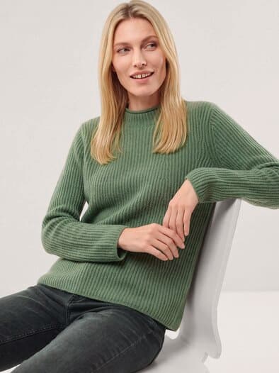 Cashmere Pullover 100 Prozent Basilikum
