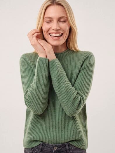 Cashmere Pullover 100 Prozent Basilikum