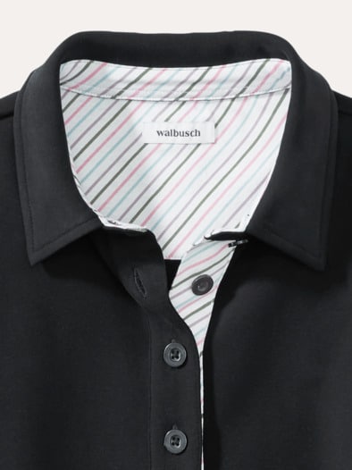 Edeljersey Polo Schwarz