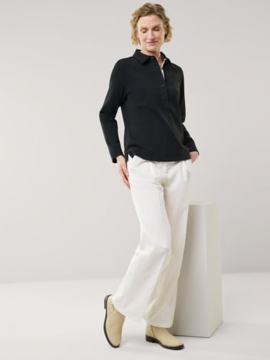 Edeljersey Polo Schwarz