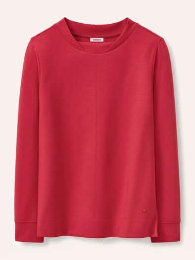 Edelbasic Sweatshirt Dunkelrot