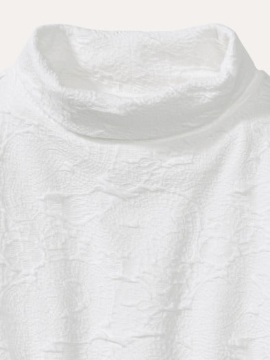 Reliefjacquard Sweatshirt Offwhite