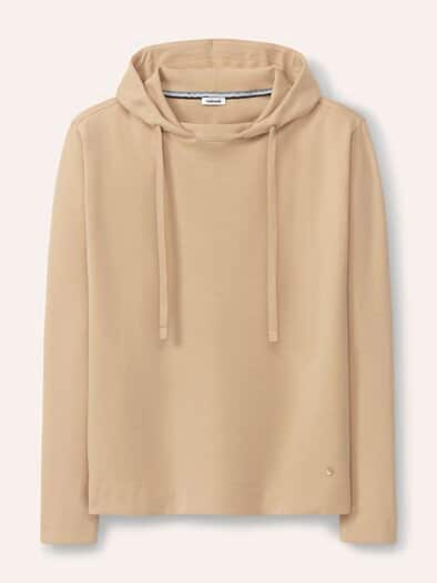 Sweatshirt mit Kapuze Sand