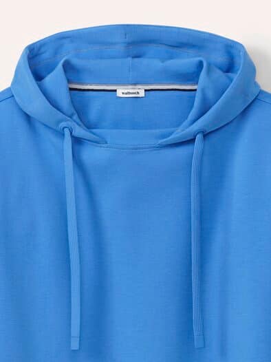 Sweatshirt mit Kapuze Meerblau