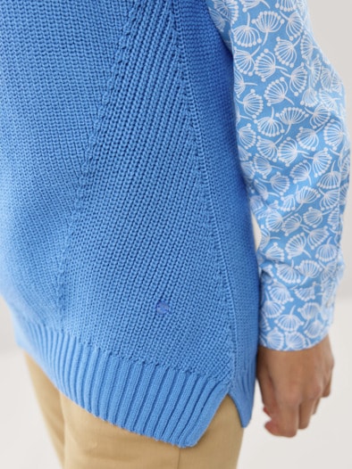 Pullunder Perfect Match Jeansblau