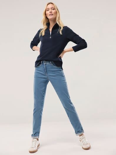 Troyer Sweatshirt Nachtblau