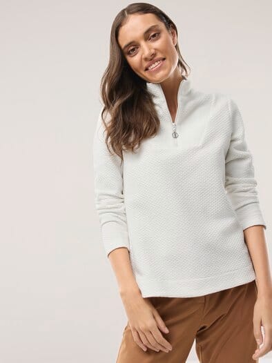 Troyer Sweatshirt Offwhite