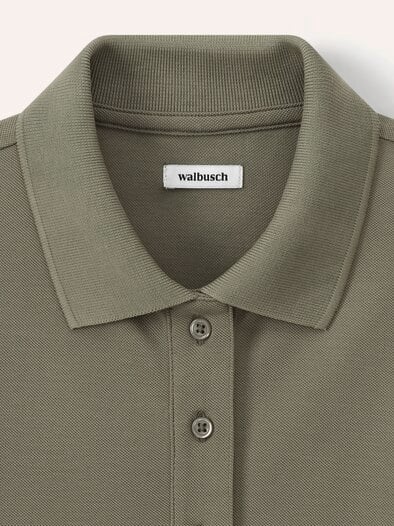 Pimacotton Basic Polo  Halbarm Khaki