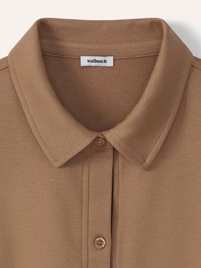 Poloshirt Contrastdetail Praline
