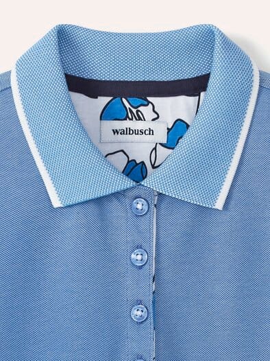 Extraglatt Polo Meerblau