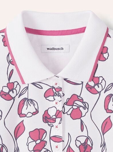 Extraglatt Polo Blume Malve