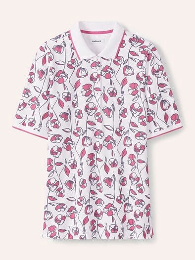 Extraglatt Polo Blume Malve
