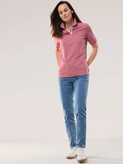 Poloshirt Frischekick Rosenholz