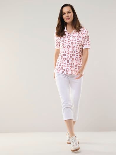 Poloshirt Frischekick Tulpenspiel Rosenholz