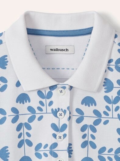 Poloshirt Frischekick Tulpenspiel Jeansblau