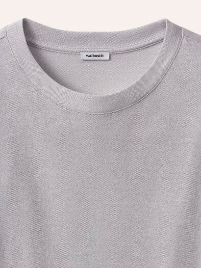 Shirt mit Lurex Silber