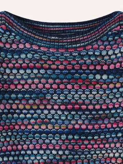 KERO-Pullover Farbenspiel Nachtblau