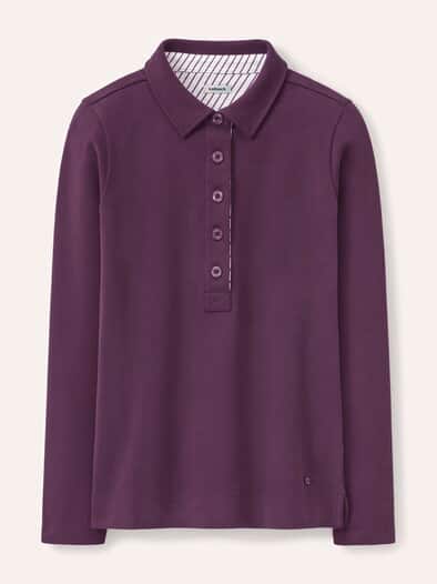 Poloshirt aus Baumwolle Cassis