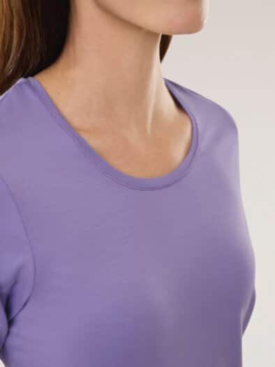 Viskose-Shirt Flieder