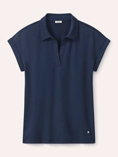 Poloshirt Edelmodal Nachtblau