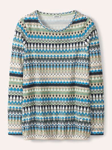 Blousonshirt Stadtsafari Multicolor Grün