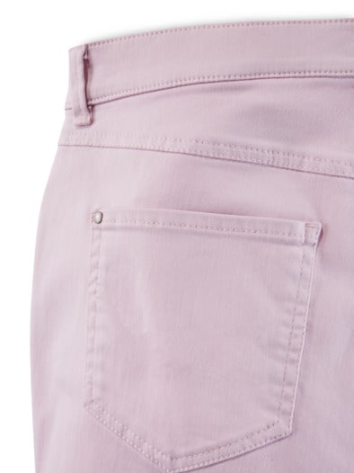 Extraglatt Baumwollhose Zartrosa