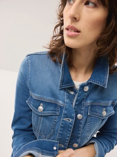 Jeansjacke blue stoned