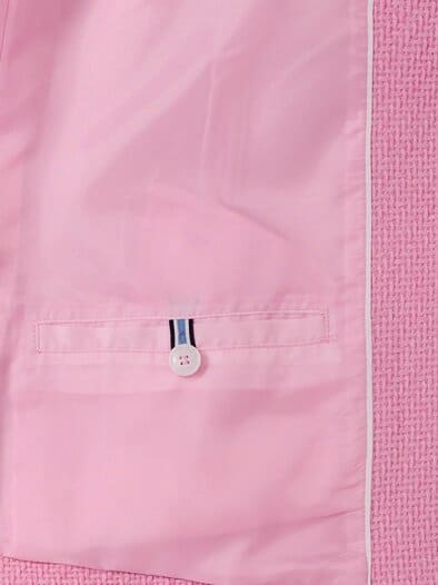 Boucleblazer mit Fransenkante Soft Pink