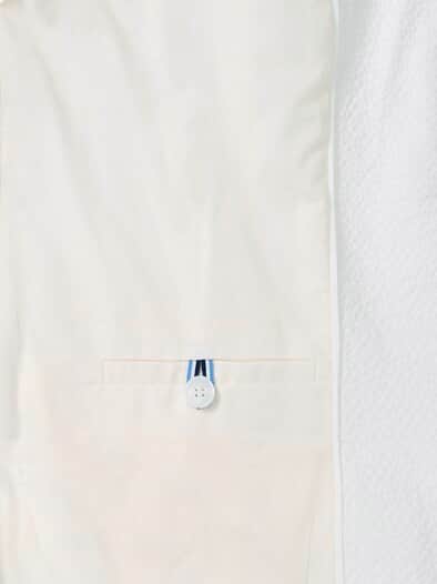 Seersucker Blazer Weiß