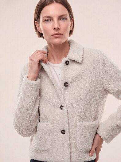 Flauschige Jacke Kitt