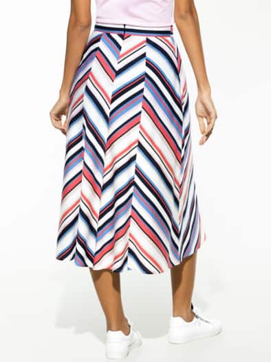 Leinenmix Rock Premium Blau/ Weiß