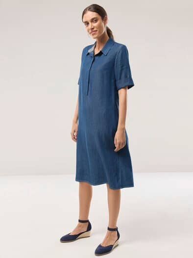 Tencelkleid Blau