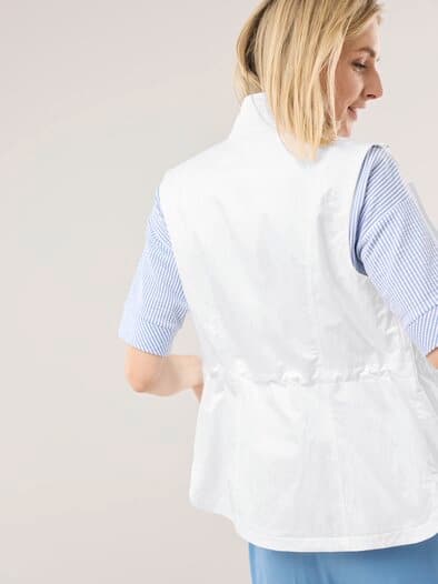 Leichtweste 5 Taschen Offwhite