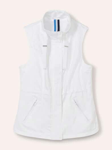 Leichtweste 5 Taschen Offwhite