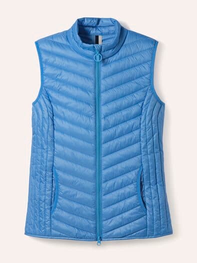 Steppweste Meerblau