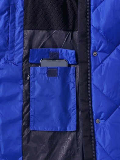 Aquastop Thermojacke Royalblau
